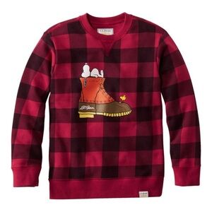 L.L.Bean x Peanuts Youth Crewneck Sweatshirt size L (14-16)